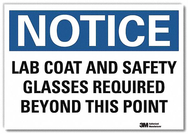 Notice Sign 10inx14in Reflctv Sheeting