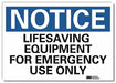 Notice Sign 10x14in Reflective Sheeting