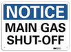 Notice Sign 10 in x 14 in Aluminum