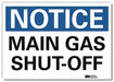 Notice Sign 5inx7in Reflective Sheeting