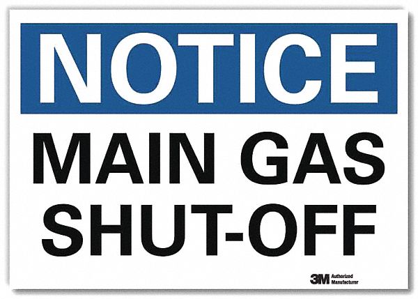 Notice Sign 5inx7in Reflective Sheeting