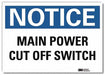 Notice Sign 10inx14in Reflctv Sheeting