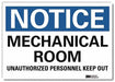 Notice Sign 5inx7in Reflective Sheeting