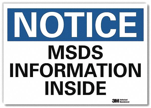 Notice Sign 5inx7in Reflective Sheeting