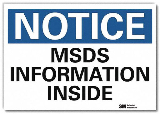 Notice Sign 7inx10in Reflective Sheeting