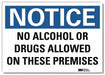 Notice Sign 10x14in Reflective Sheeting