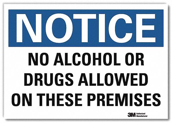 Notice Sign 10x14in Reflective Sheeting