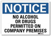 Notice Sign 10x14in Reflective Sheeting