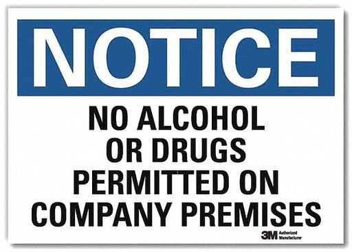 Notice Sign 7inx10in Reflective Sheeting