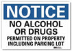 Notice Sign 5inx7in Reflective Sheeting
