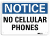 Notice Sign 10 in x 14 in Plastic