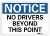 Non-Rflct Loading Unloading Sign 7x10in