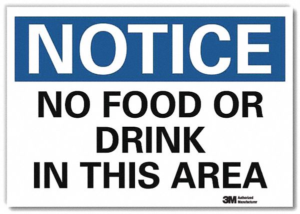 Notice Sign 7inx10in Reflective Sheeting