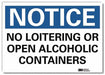 Notice Sign 7inx10in Reflective Sheeting
