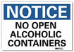 Notice Sign 5inx7in Reflective Sheeting