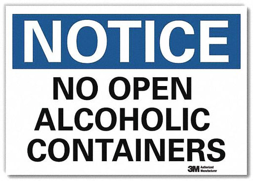 Notice Sign 10x14in Reflective Sheeting