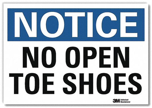 Notice Sign 10x14in Reflective Sheeting