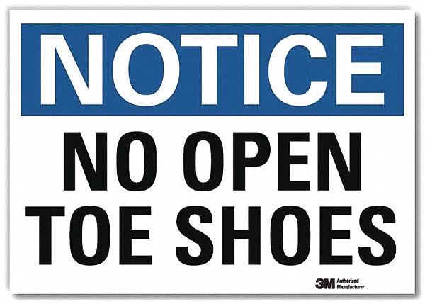 Notice Sign 7inx10in Reflective Sheeting
