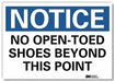 Notice Sign 10x14in Reflective Sheeting