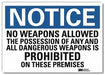 Notice Sign 10x14in Reflective Sheeting