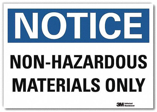 Notice Sign 7inx10in Reflective Sheeting