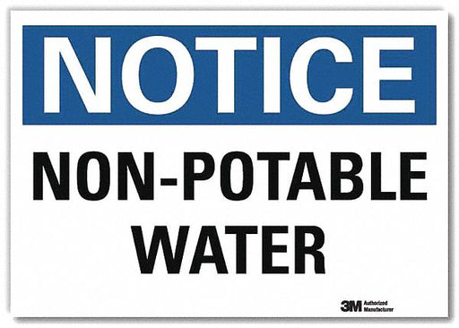 Notice Sign 7inx10in Reflective Sheeting