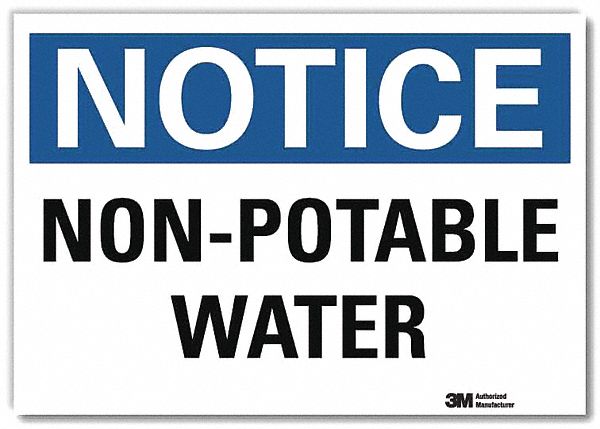 Notice Sign 7inx10in Reflective Sheeting