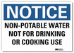 Notice Sign 7 in x 10 in Rflct Sheeting