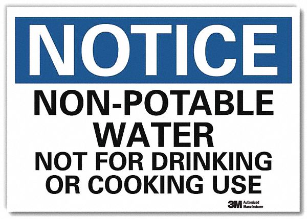 Notice Sign 10inx14in Reflctv Sheeting