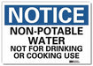 Notice Sign 5inx7in Reflective Sheeting