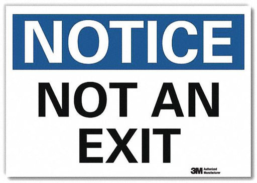 Notice Sign 7inx10in Reflective Sheeting