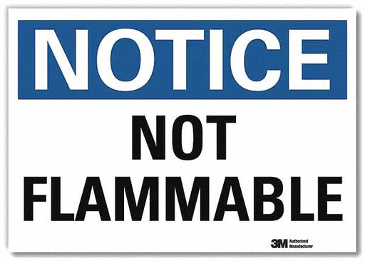 Notice Sign 10 in x 14 in Rflct Sheeting