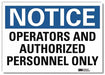 Notice Sign 7inx10in Reflective Sheeting