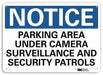 Notice Sign 10 in x 14 in Plastic