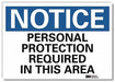 Notice Sign 7inx10in Reflective Sheeting