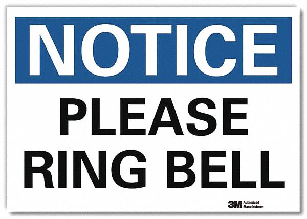 Notice Sign 10x14in Reflective Sheeting