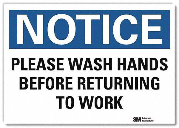 Notice Sign 7inx10in Reflective Sheeting