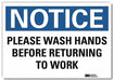 Notice Sign 10x14in Reflective Sheeting