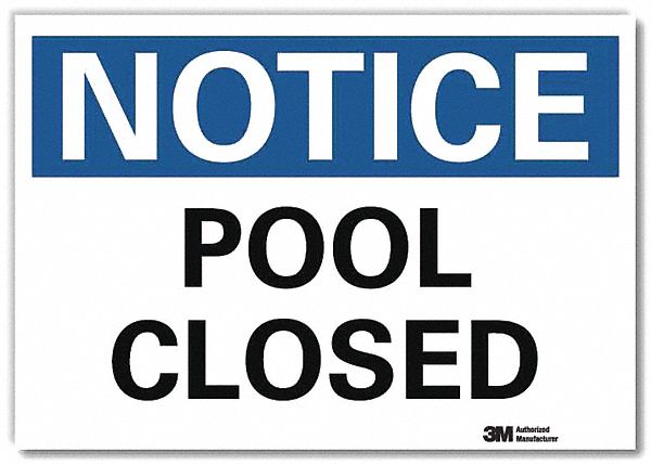 Notice Sign 5inx7in Reflective Sheeting