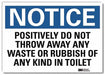 Notice Sign 5inx7in Reflective Sheeting