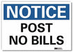 Notice Sign 10x14in Reflective Sheeting