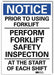 Notice Sign 14inx10in Reflctv Sheeting