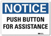 Notice Sign 10 in x 14 in Rflct Sheeting
