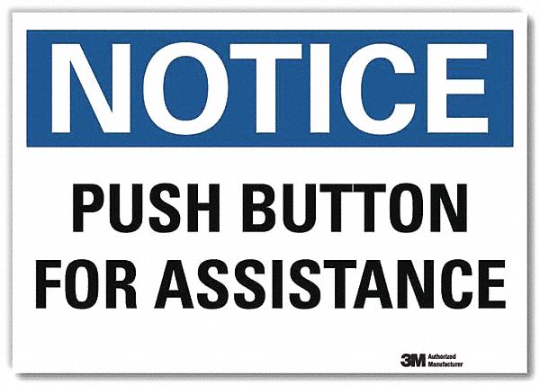 Notice Sign 7inx10in Reflective Sheeting