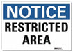 Notice Sign 5inx7in Reflective Sheeting