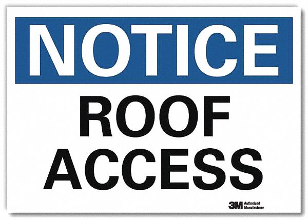 Notice Sign 5inx7in Reflective Sheeting