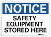Notice Sign 7 in x 10 in Aluminum