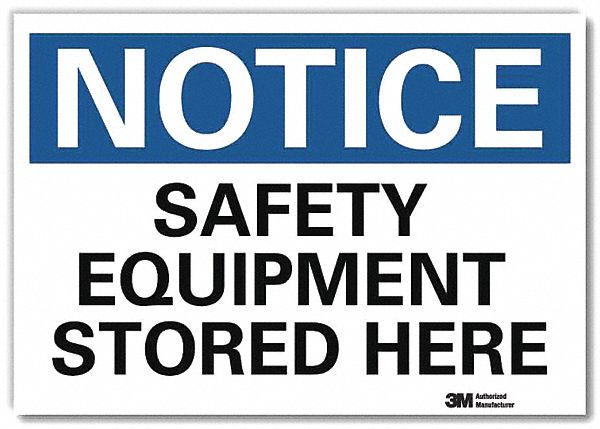Notice Sign 7inx10in Reflective Sheeting
