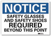 Notice Sign 7inx10in Reflective Sheeting