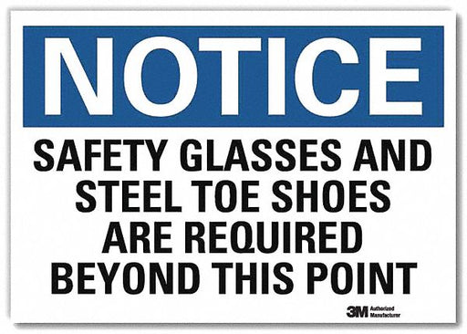 Notice Sign 10inx14in Reflctv Sheeting